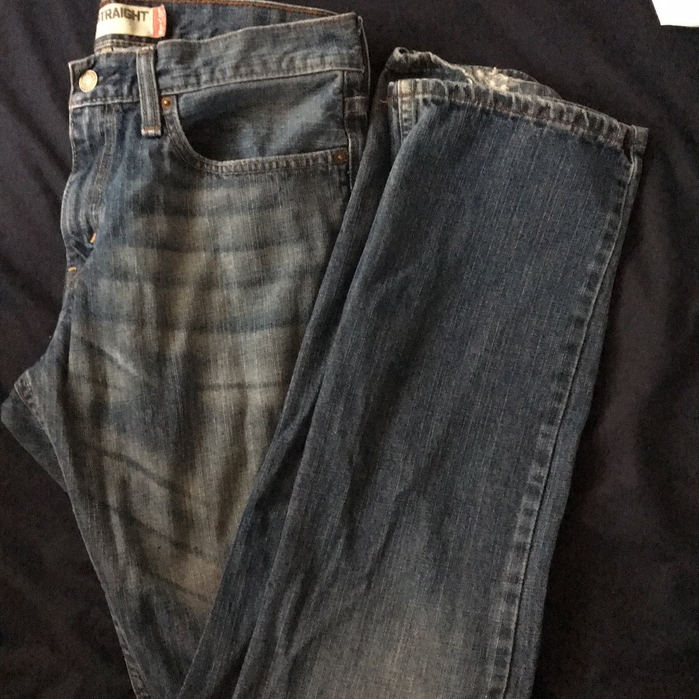 Levi Slim Straight Blue Denim